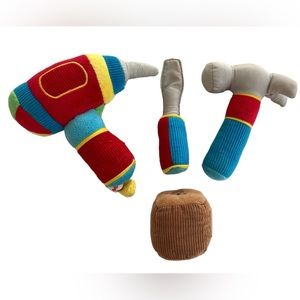 Melissa & Doug Fill Spill 3038 Plush Tools Hammer Pull Drill Screwdriver Block